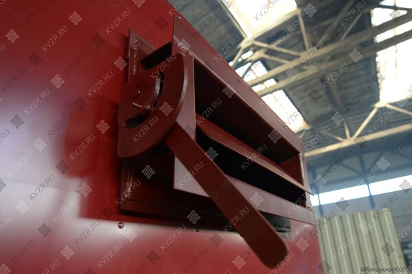 Шибер газохода котла 1200 кВт твердотопливного