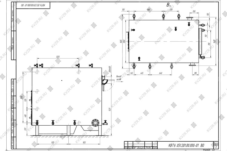 Комбинированный котел 0.6 МВт уголь дрова с колосниками чертеж