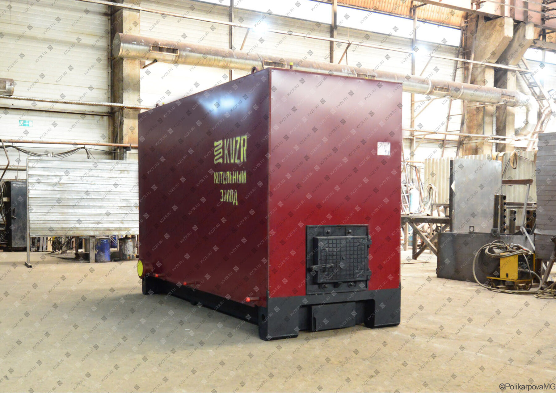 Промышленный твердотопливный котел