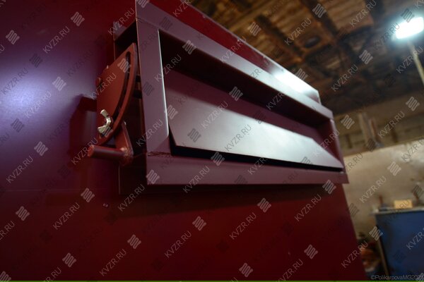 Шибер газохода котла утилизатора для отходов